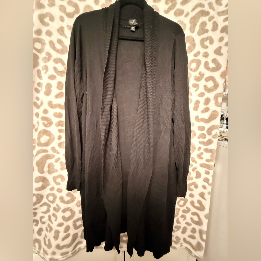 Worthington cardigan - 2X - Black